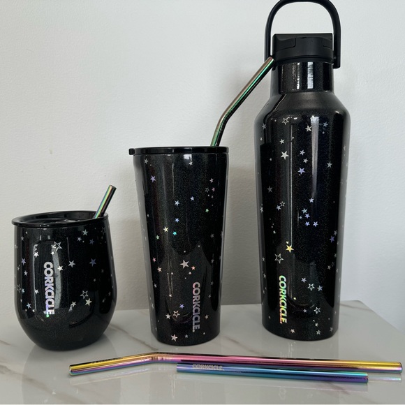 EUC Corkcicle COCKTAIL STRAW 2-PACK Stainless Steel Prism - Picture 5 of 8